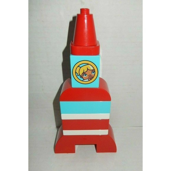 Lego Duplo 10815 My First Rocket Complete Set Moon Stars Spaceship 18 Pieces - Picture 4 of 9